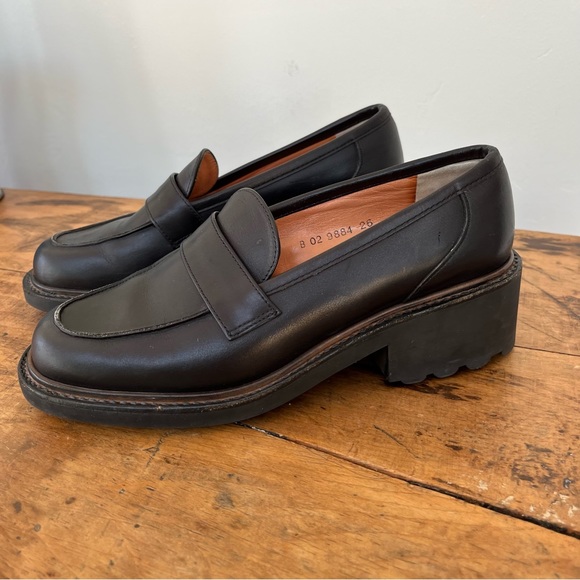 Robert Clergerie Shoes - VTG Robert Clergerie Chunky Heel Loafers